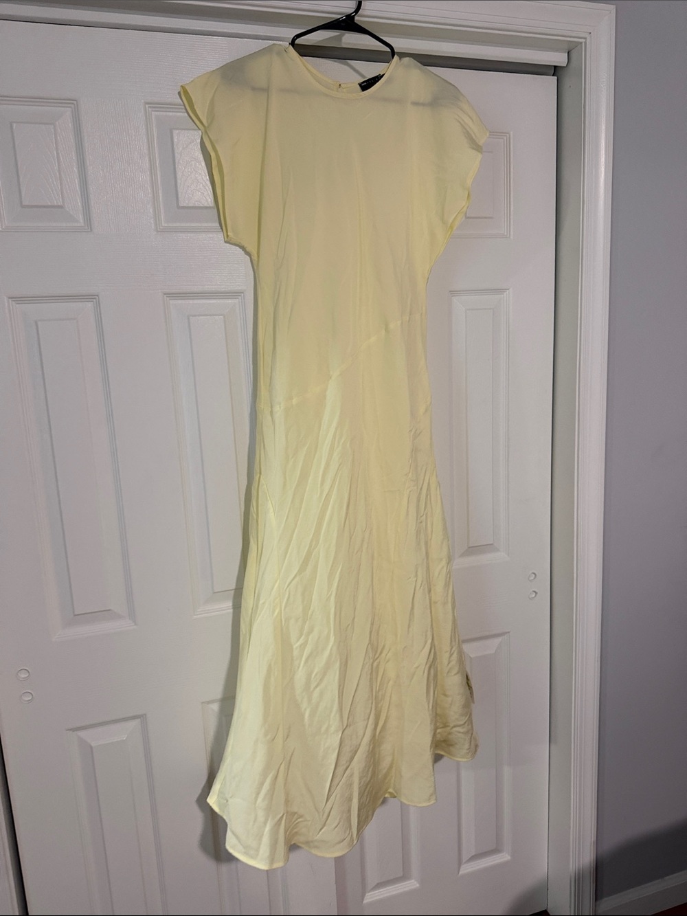 ASOS Pale Yellow Midi Dress